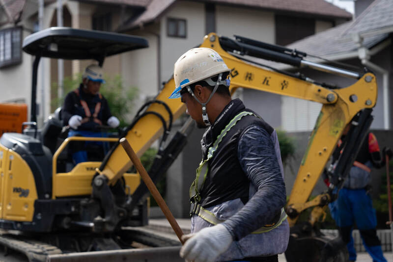 男性のスタッフ